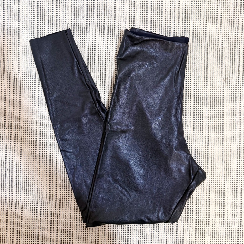 Commando Black Faux Leather Leggings